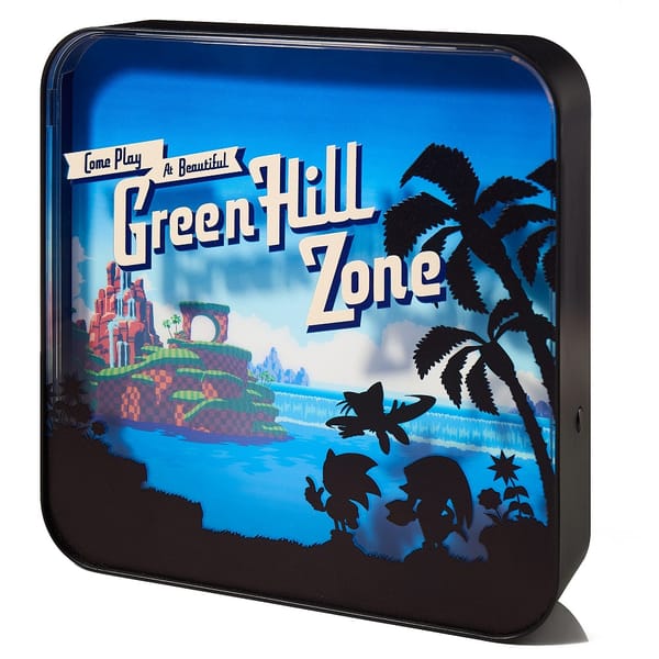 Numskull - Sonic the Hedgehog - Green Hill Zone Lampada in perspex