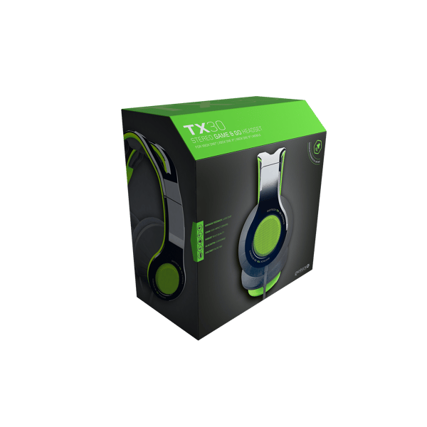 Gioteck - TX30 Stereo Game & Go Headset Green Grill for Xbox Series, Xbox One, PS5, PS4  & Mobile