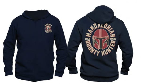 Star Wars - The Mandalorian Bounty Hunter Sweat à capuche zippé noir pour homme - XL