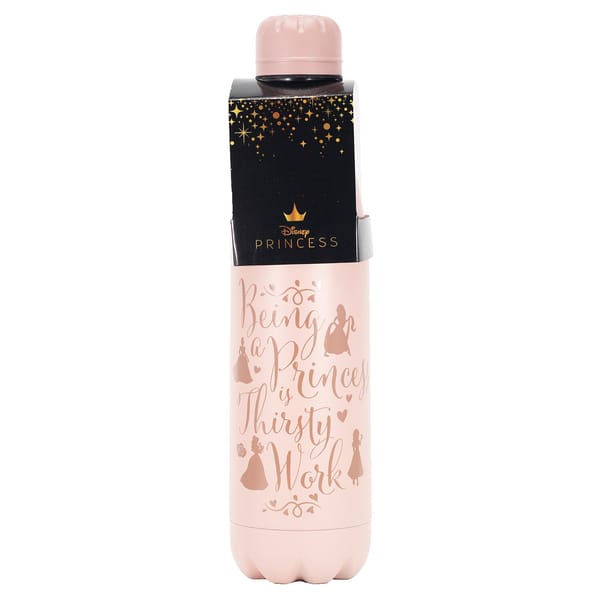 Disney Princess - "Thirsty Work" Metal Water Bottle
