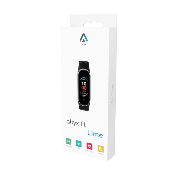 Abyx Fit - Lime - Smart Watch Black Display (18 Units)