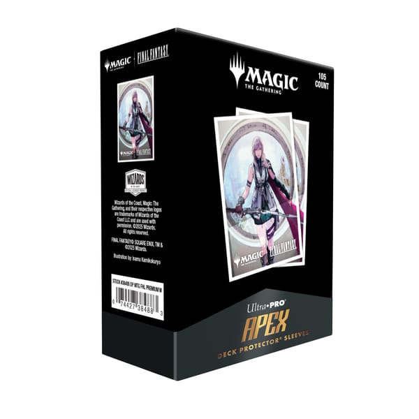 Ultra Pro - Magic: The Gathering - Universes Beyond: Final Fantasy - Lightning, Army of One APEX Deck Protector Sleeves Premium 105ct