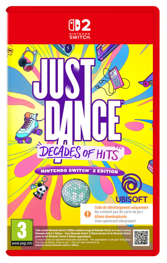 Just Dance: Decades of Hits (Code-in-a-box) - Nintendo Switch 2