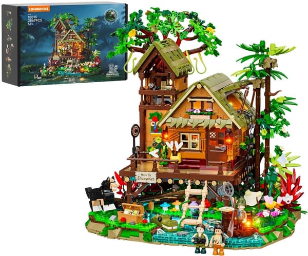 Lumibricks - Retro House - Misty Forest Cabin