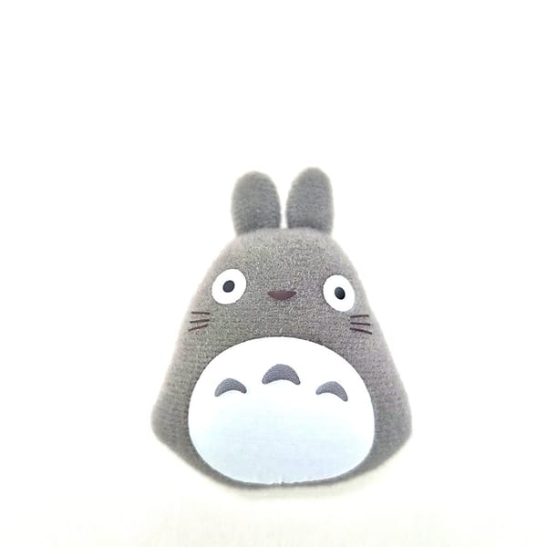 Ghibli - Il mio vicino Totoro - Mini magnete peluche Totoro grigio