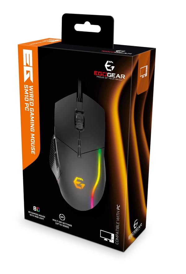 EgoGear - SM10 RGB Wired Gaming Mouse