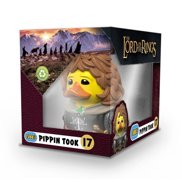 Numskull - Best of TUBBZ Badeente in Box - Herr der Ringe - Peregrin Took - 9cm