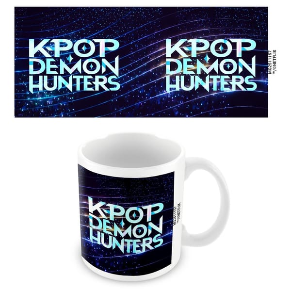 KPop Demon Hunters - KPop Demon Hunters Logo White Mug 325ml