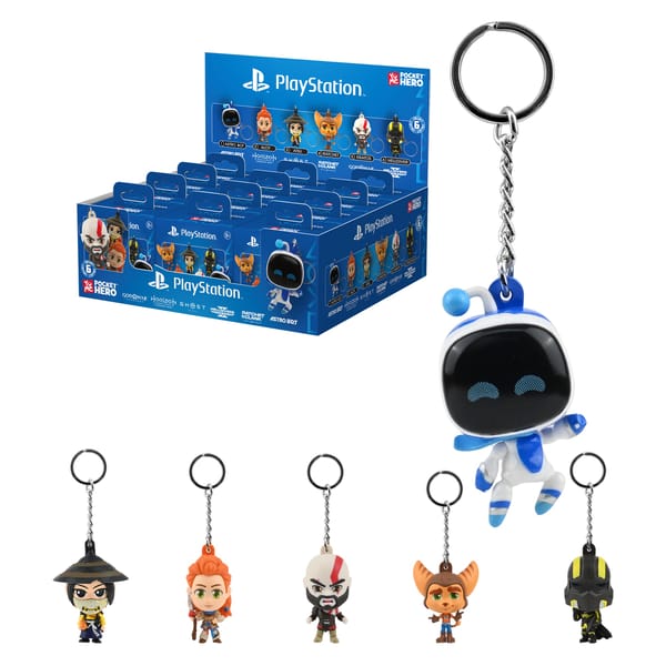 YuMe - Sony PlayStation - Pocket Hero Blind Box Serie All Stars - Espositore (12 unità) - 1 PDQ