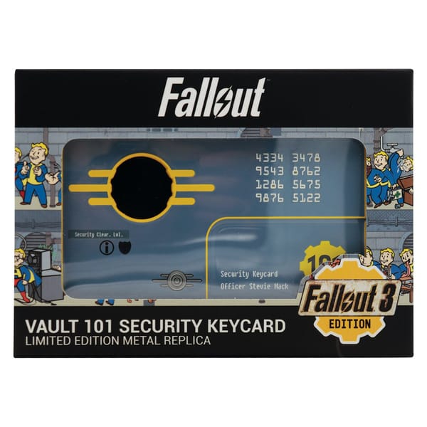 Fallout 3 - Vault 101 Sicherheits-Keycard-Replik, limitierte Auflage