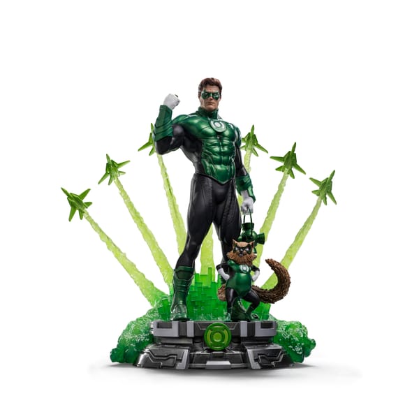 Iron Studios - Art Scale 1/10 - DC Comics - Green Lantern Unleashed Estatua 24cm