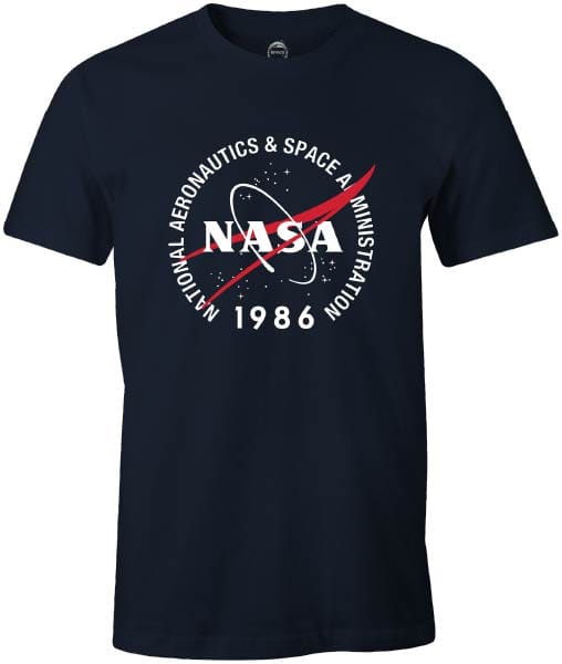 NASA - Black Men's T-shirt 1986 - M
