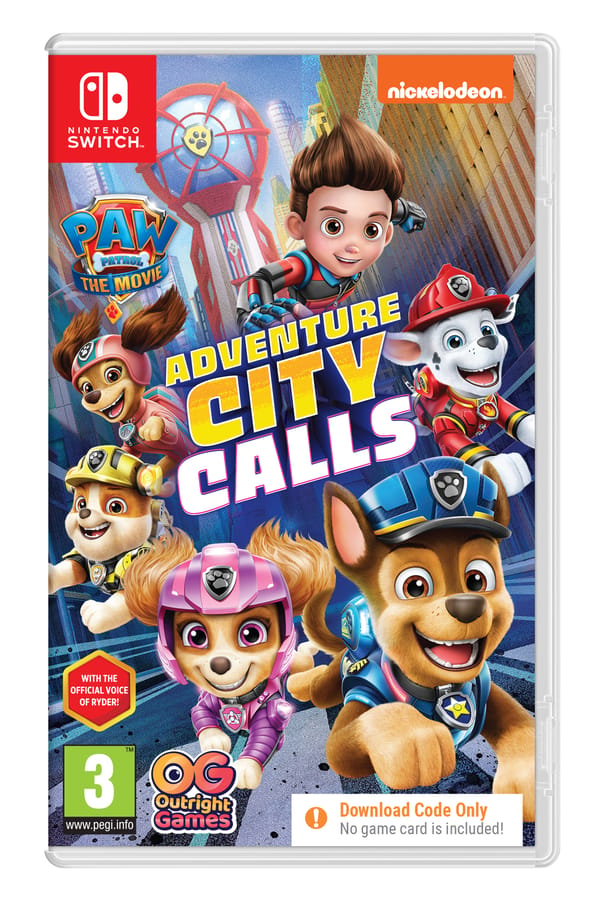 PAW Patrol The Movie: Adventure City Calls (Code-in-a-box) - Nintendo Switch