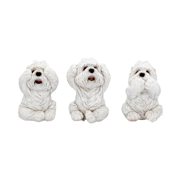 Trois Westies Sages 8cm