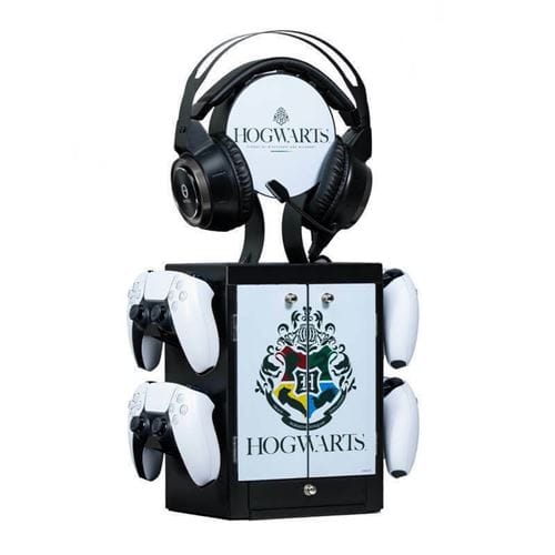 Numskull - Harry Potter - Meuble de rangement officiel Poudlard pour gamer pour 4 manettes - 10 jeux - 1 casque