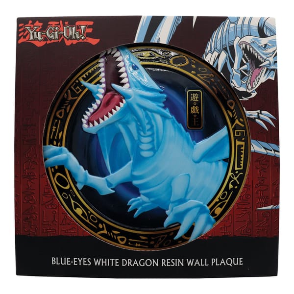 Yu-Gi-Oh! - Blauäugiger weißer Drache, Sammelteller aus Harz