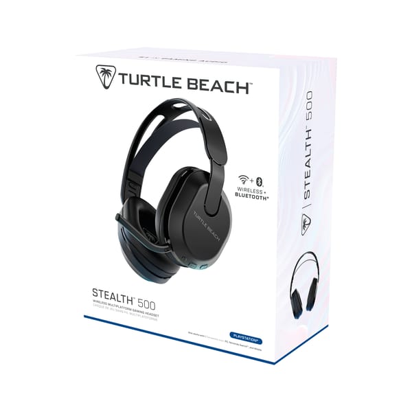 Turtle Beach - Stealth 500P Kabelloses Gaming-Headset Schwarz für PS4, PS5, Switch, PC und Mobilgeräte