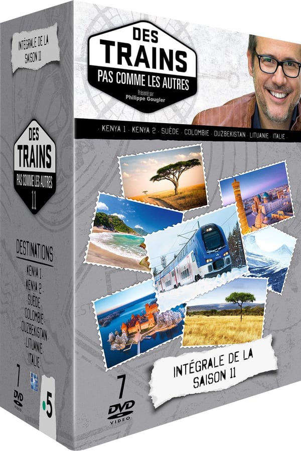 Des trains pas comme les autres - Saison 11 : 7 Destinations de rêve - Kenya partie 1 et 2 - Suède - Colombie - Ouzbékistan - Italie - Lituanie