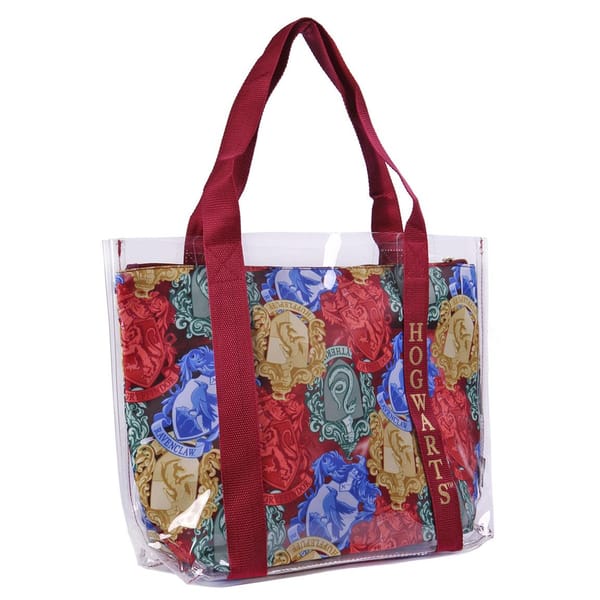 Harry Potter - Borsa a tracolla trasparente di Hogwarts