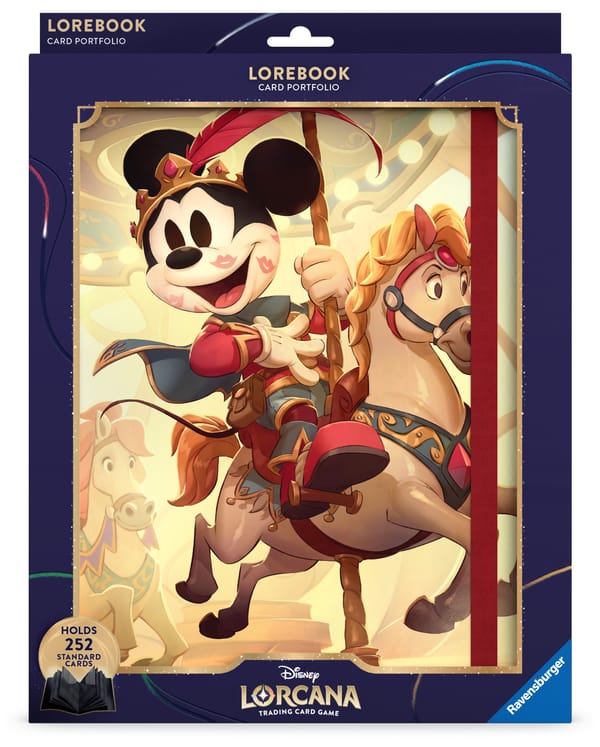 Disney Lorcana TCG: Mickey & Minnie Lorebook Card Portfolio
