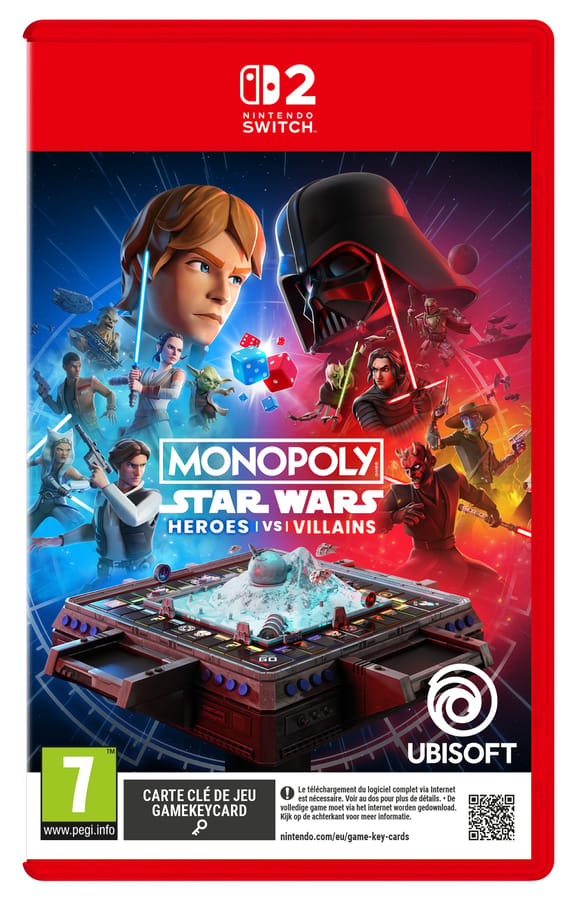 Monopoly: Star Wars Heroes vs. Villains - Game-key Card - Nintendo Switch 2