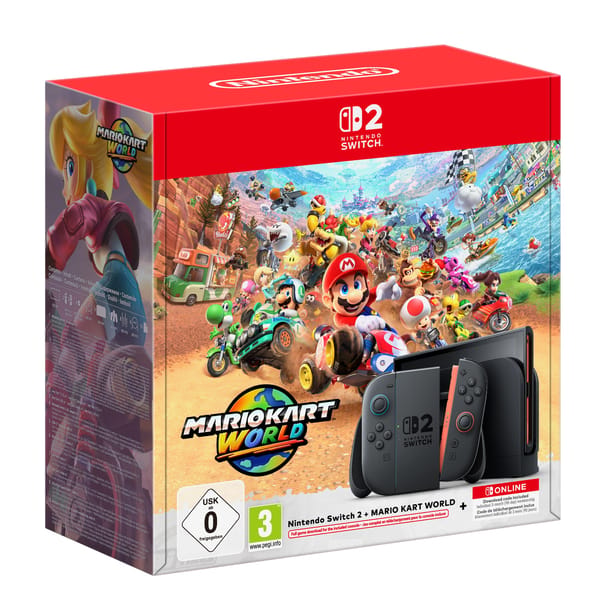 Nintendo Switch 2 Console + Mario Kart World (Code-in-a-box) + Nintendo Switch Online Individual 3-month membership