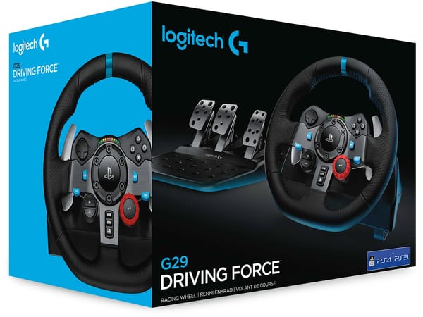 Logitech G29 Driving Force Racing Wheel + Logitech Volant de course G29 Driving Force + Assetto Corsa Competizione