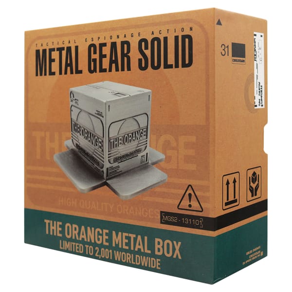 Metal Gear Solid 2 - Replica "Orange Box” Edizione Limitata