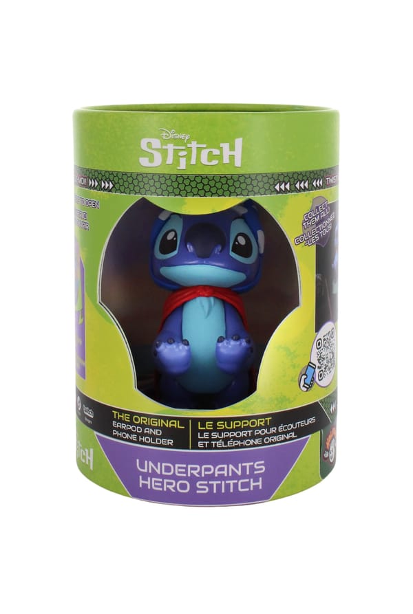 Cable Guys Holdems - Disney - Lilo & Stitch - Underpants Hero Stitch Earpod and Phone Holder