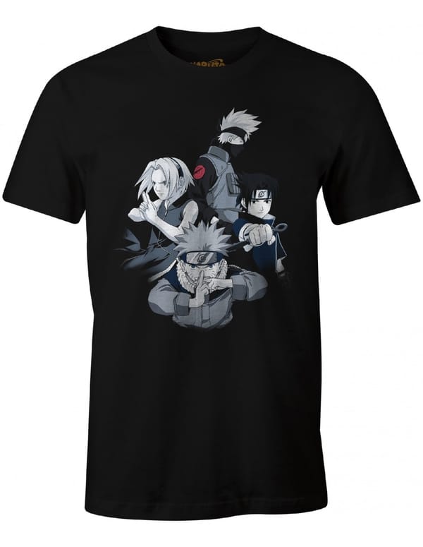 Naruto - Team Svart T-shirt - M