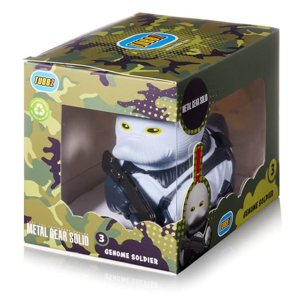 Numskull - TUBBZ Pato de baño - Metal Gear Solid - Genome Soldier - 9cm