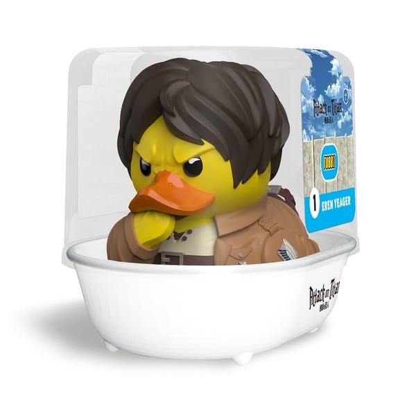 Numskull - TUBBZ Canard de bain - L'Attaque des Titans - Eren Jäger (Première Édition) - 9cm
