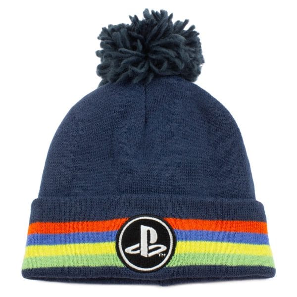 PlayStation - Bonnet Bleu marine Logo