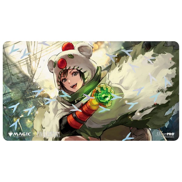 Ultra Pro - Magic: The Gathering - Final Fantasy - Tapis de jeu métallisé Yuffie, chasseuse de matérias