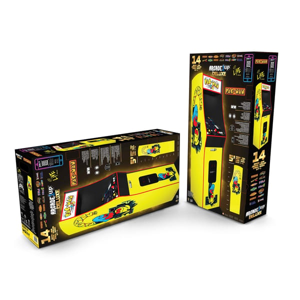 Arcade1Up - Pac-Man Deluxe Arcade Machine with 14 classic games