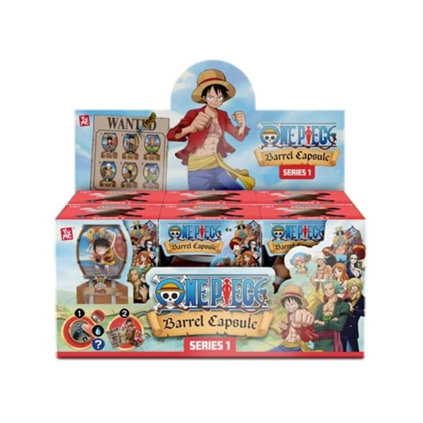 YuMe - One Piece - Cápsula Barrel (Expositor de 6 unidades)