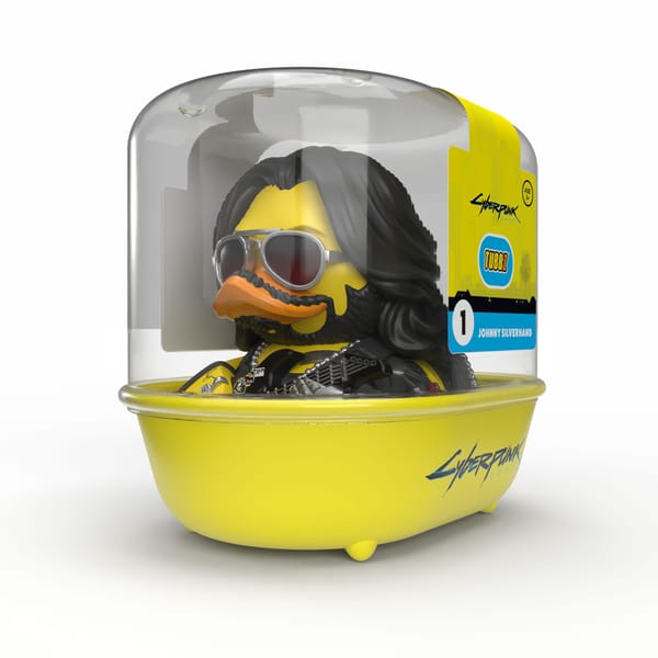 Numskull - TUBBZ Anatra da Bagno - Cyberpunk 2077 - Johnny Silverhand (Prima edizione) - 9cm