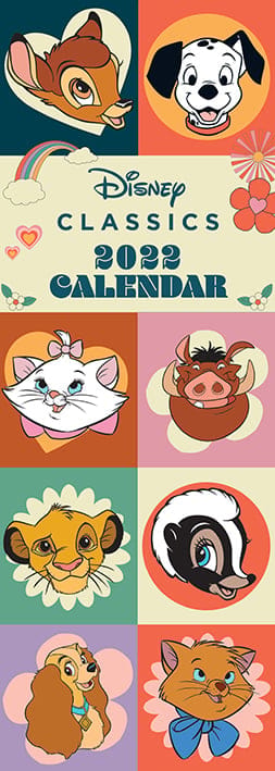 Disney - Classics 2022 Slim Calendar