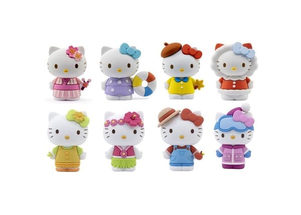 YuMe - Doll Four Seasons Series - Hello Kitty Muñecas 7cm Display (12 unidades)
