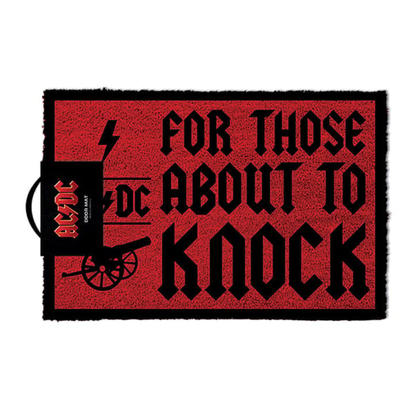 AC/DC - Tapis de porte For those about to knock