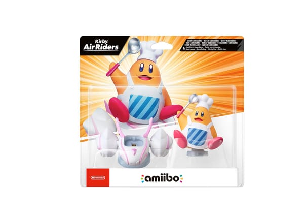 Amiibo Chef Kawasaki & Hop Star - Kirby Air Riders Collection