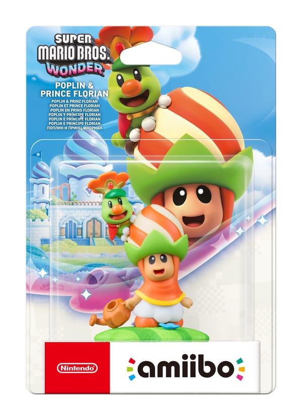 Amiibo Poplin & Prince Florian - Super Mario Bros. Wonder Collection