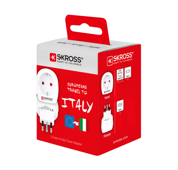 SKROSS - Reiseadapter - Europa nach Italien
