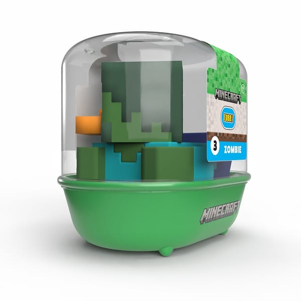 Numskull - TUBBZ Badeente - Minecraft - Zombie (Erstausgabe) - 9cm