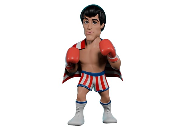 Minix - Movies # - Rocky IV - Rocky Balboa "USA Flag" Statue 12cm