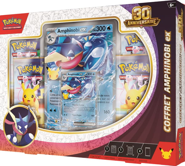 Pokémon JCC : Coffret 30e Anniversaire - Amphinobi-ex - FR