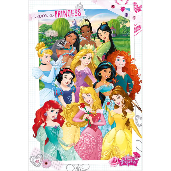 PL 19 - Disney Princess (I am a Princess) - Maxi Poster 91x61cm