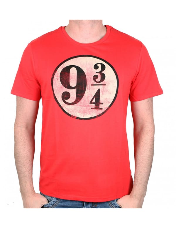 Harry Potter - T-Shirt Rouge Voie 9 3/4 - XL
