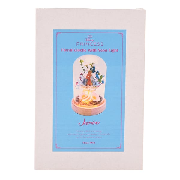 Disney - Aladdin - "Jasmine" Blommor i en klocka med neonljus