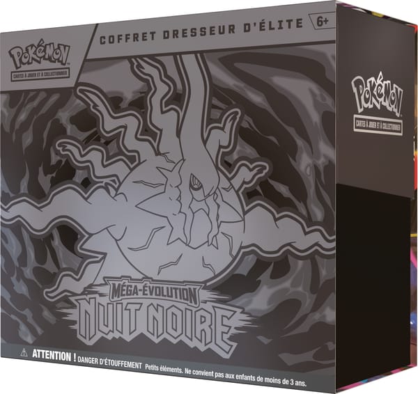 Pokémon JCC : Coffret Dresseur d'Élite Méga-Évolution - ME05 Nuit Noire - FR